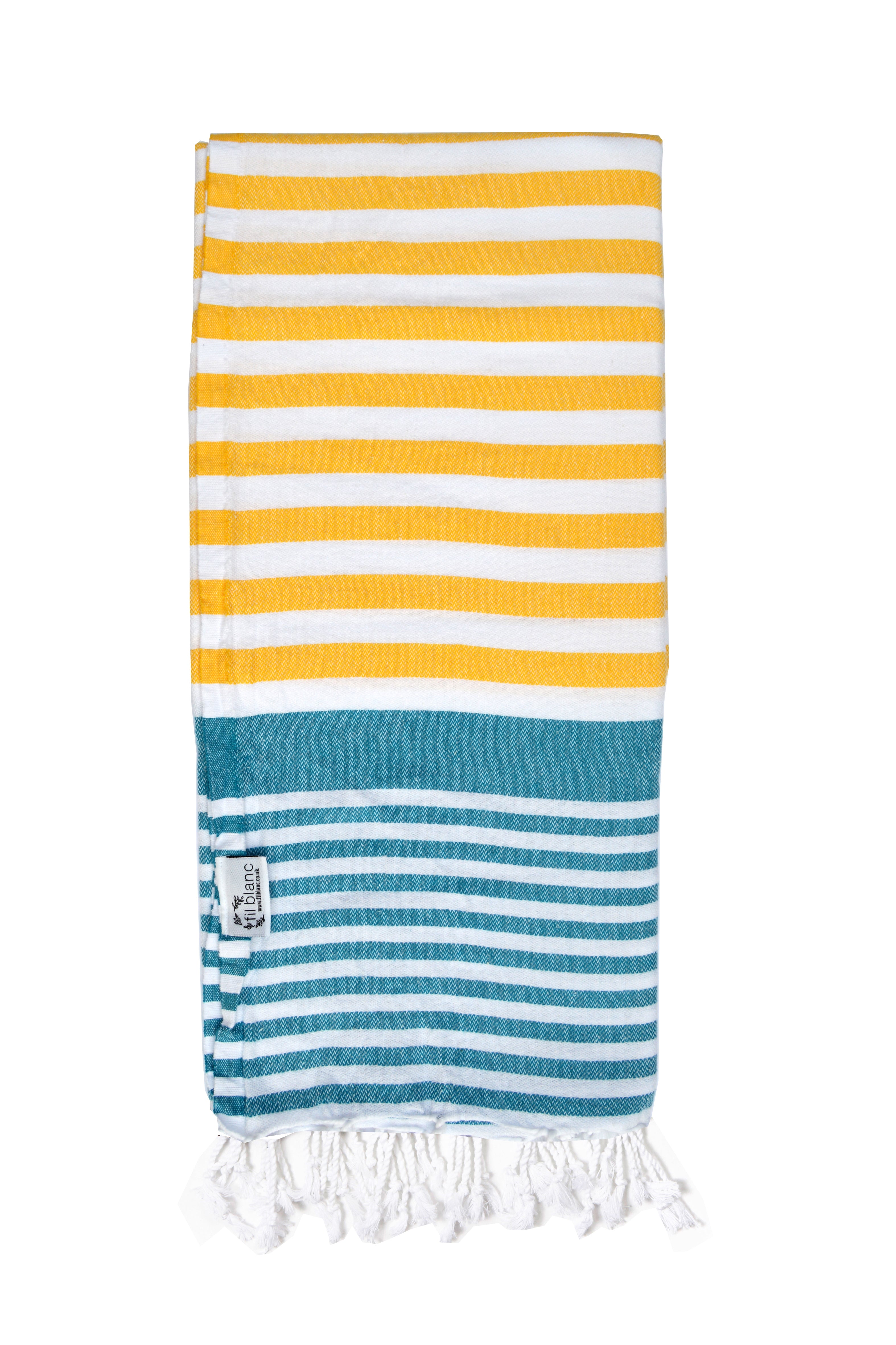 Multi Coloured Classic Hammam Towel- Yellow