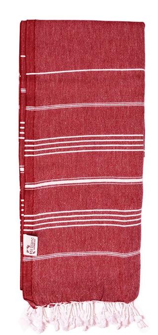 Classic Hammam Towel- Red